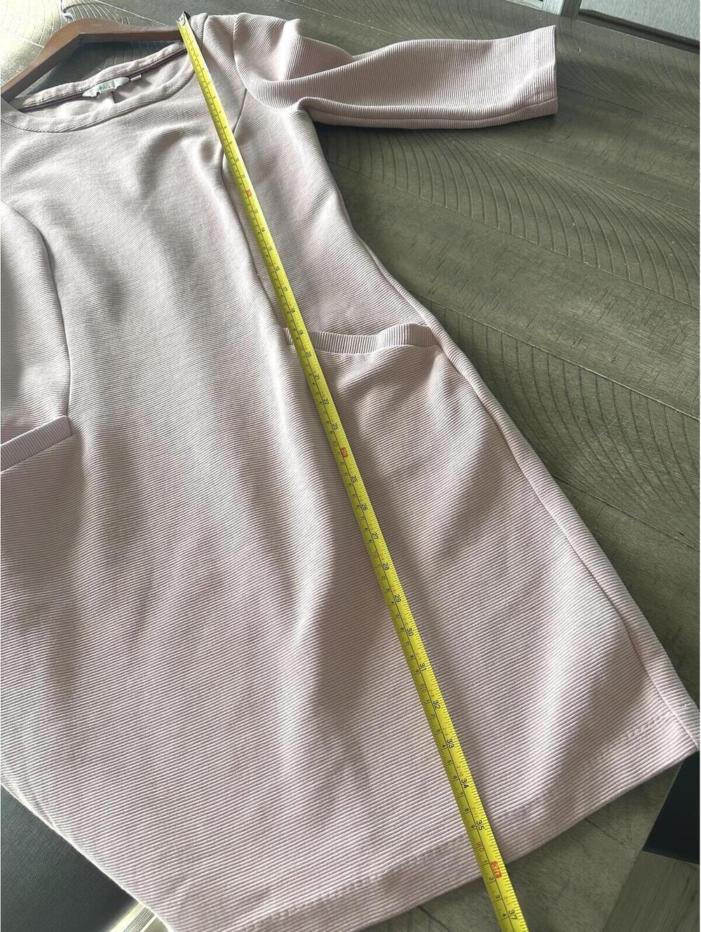 Boden Jasmine Ottoman Sheath Dress Ribbed Rose Pink 3/4 Sleeve Women’s size 6R - Picture 10 of 12